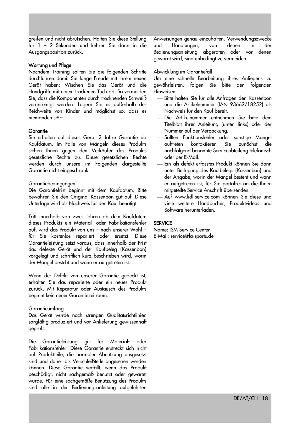 Crivit 2.5kg Kettlebell User Manual | Page 18 / 20