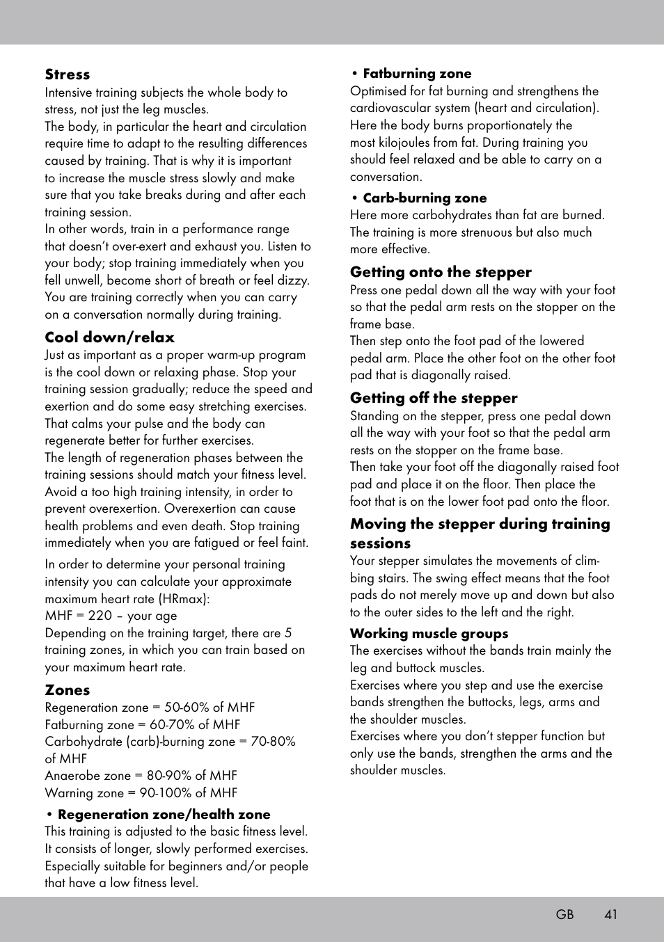 Crivit SW-1652 User Manual | Page 39 / 43