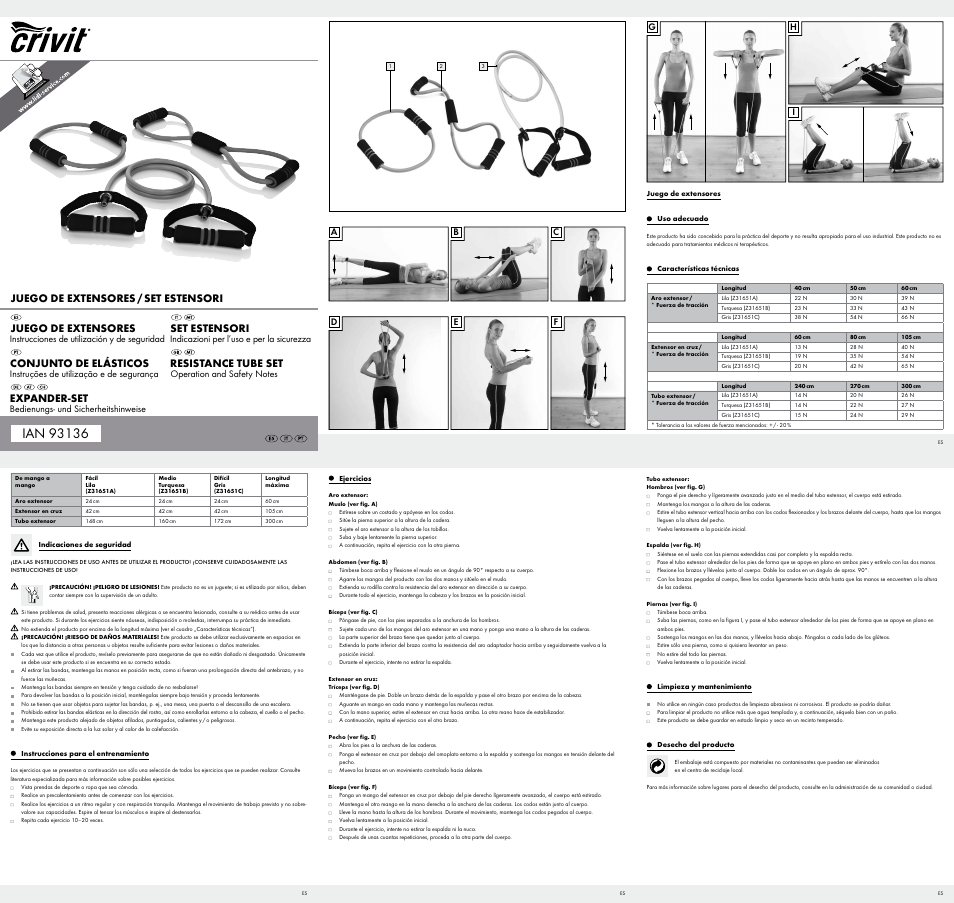 Crivit Z31651 User Manual | 4 pages