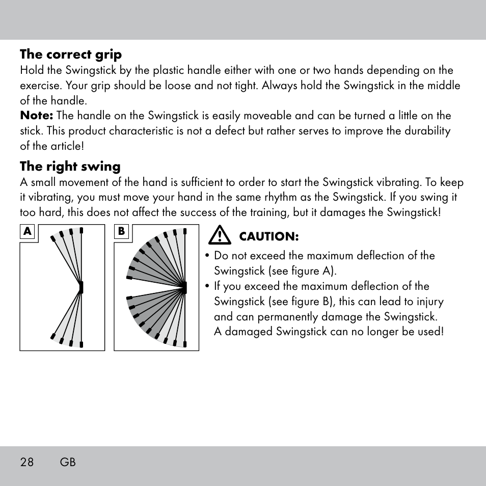 Crivit Fitness Swing Stick User Manual | Page 26 / 63