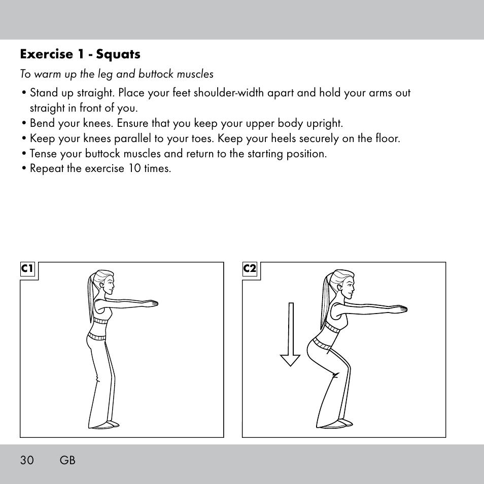 Crivit Fitness Swing Stick User Manual | Page 28 / 63