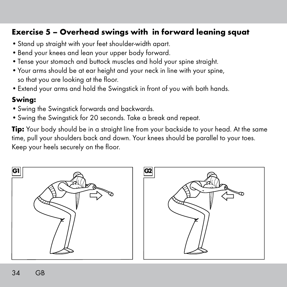 Crivit Fitness Swing Stick User Manual | Page 32 / 63
