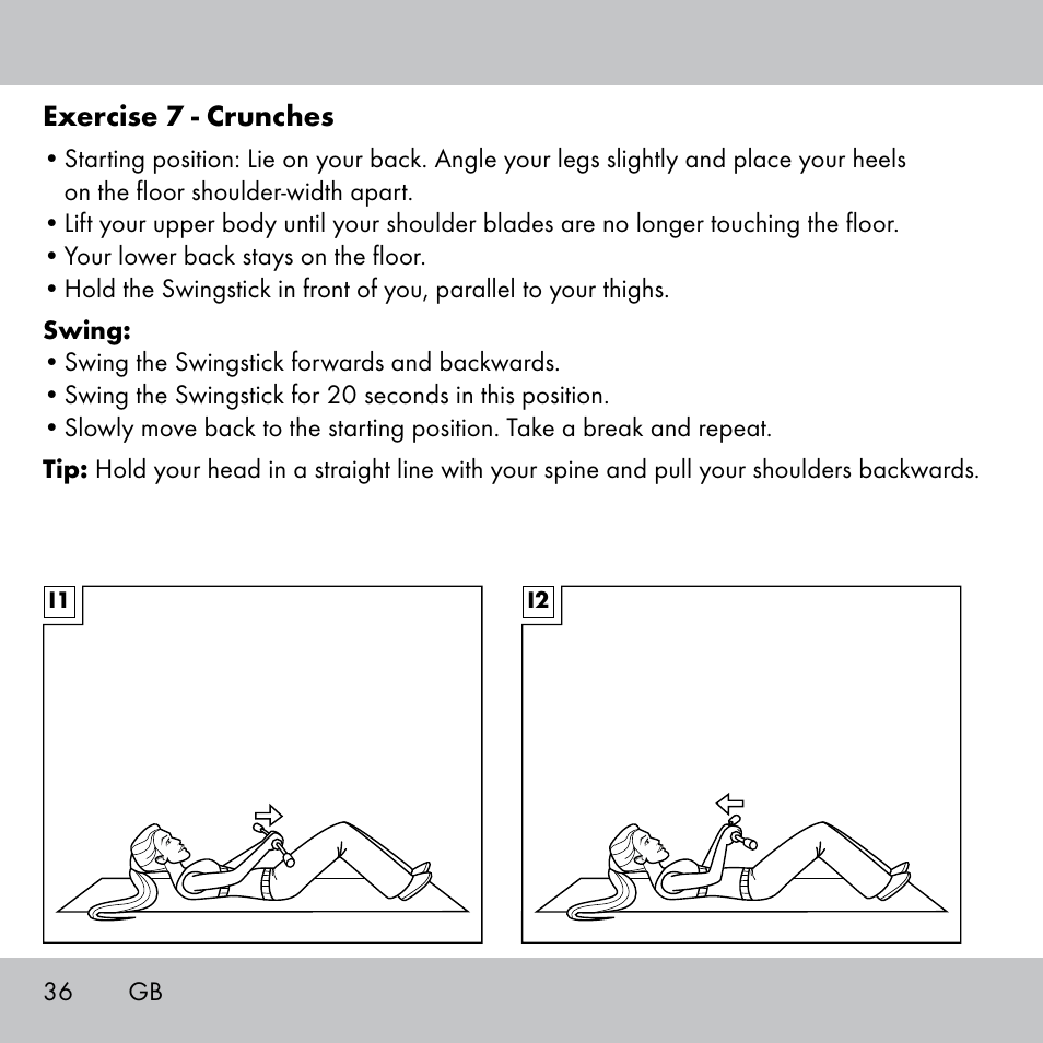 Crivit Fitness Swing Stick User Manual | Page 34 / 63