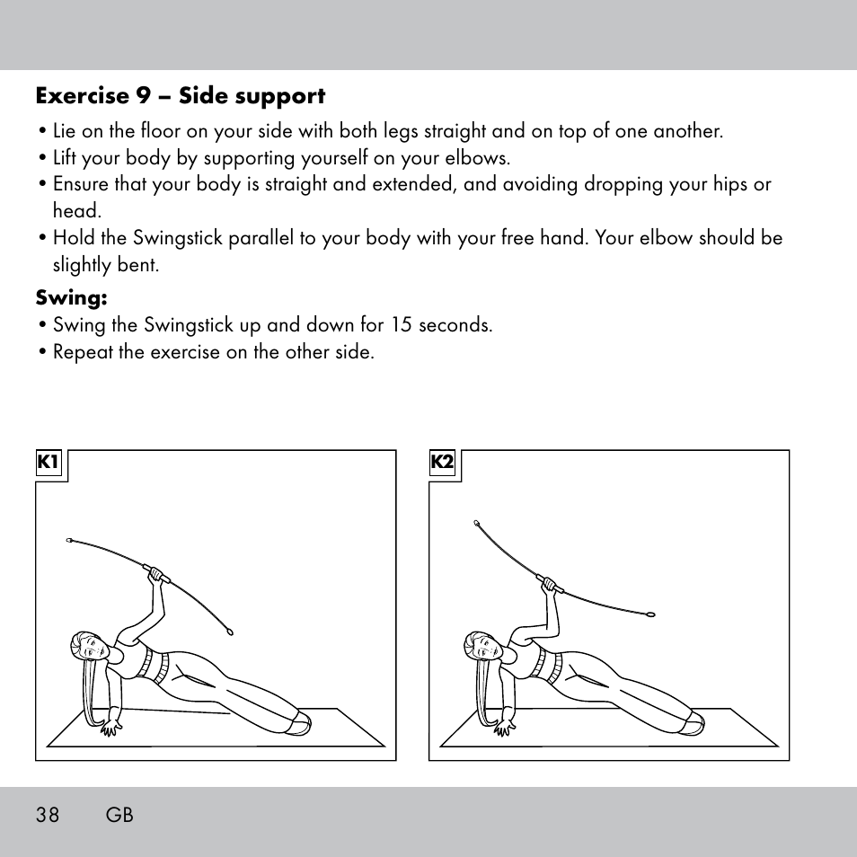 Crivit Fitness Swing Stick User Manual | Page 36 / 63