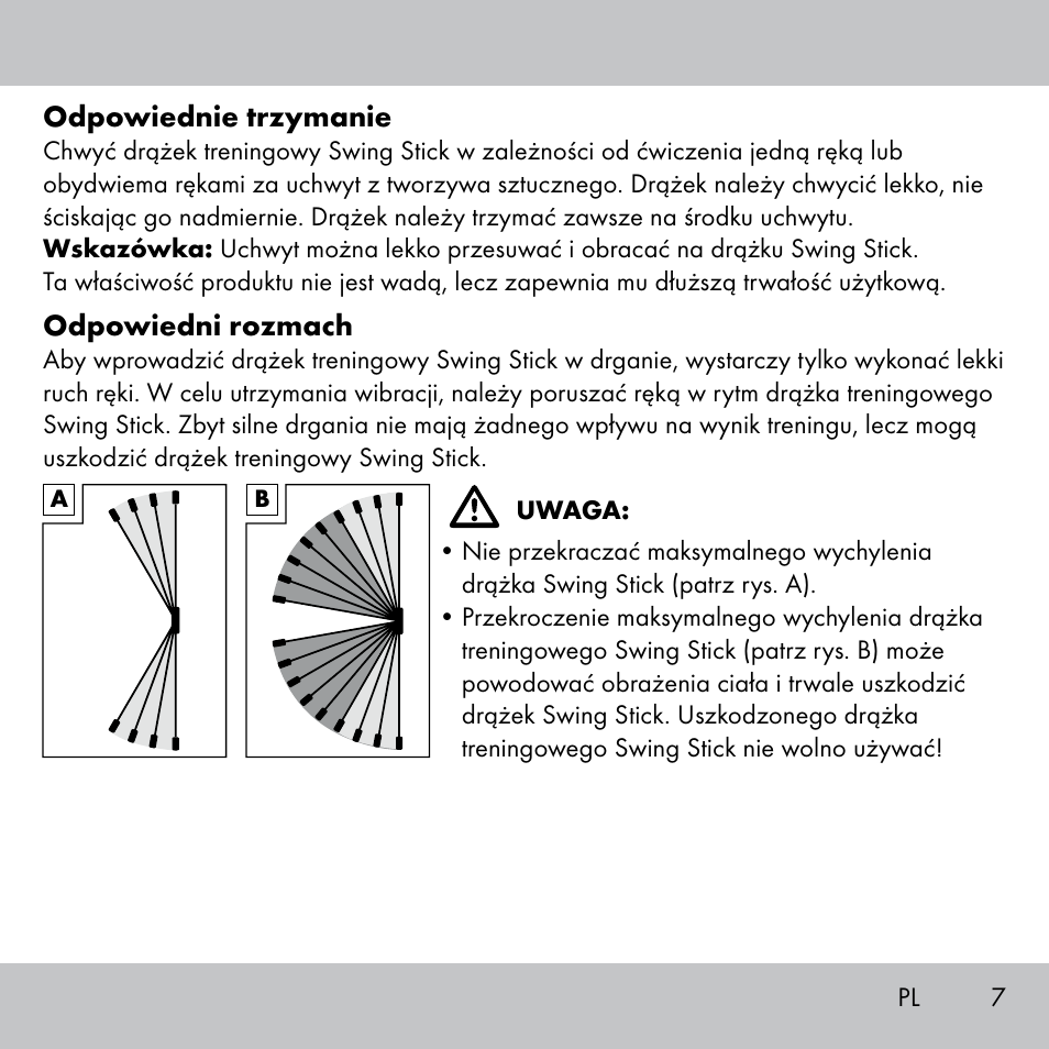 Crivit Fitness Swing Stick User Manual | Page 5 / 63