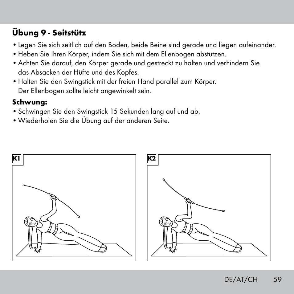 Crivit Fitness Swing Stick User Manual | Page 57 / 63