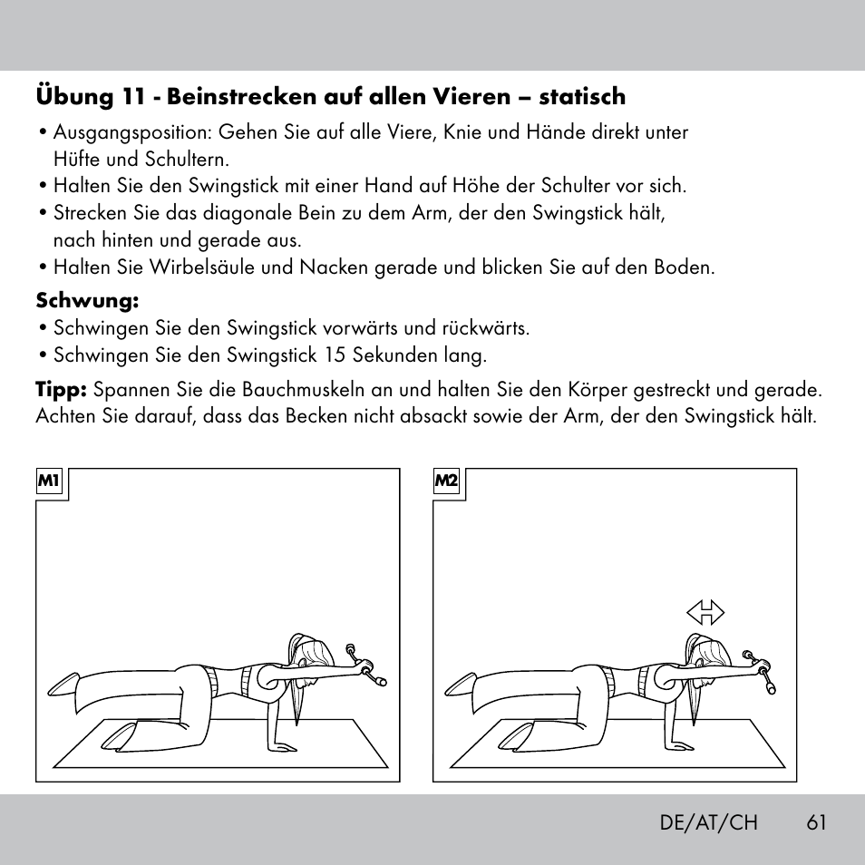 Crivit Fitness Swing Stick User Manual | Page 59 / 63