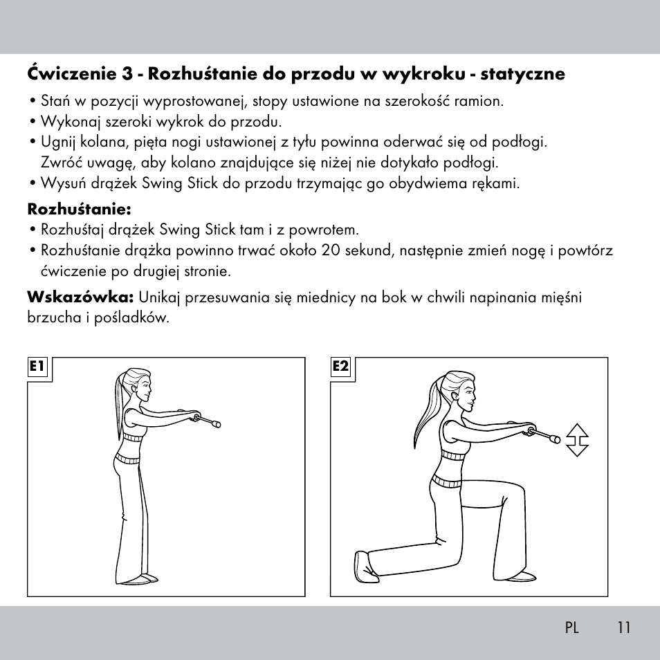 Crivit Fitness Swing Stick User Manual | Page 9 / 63