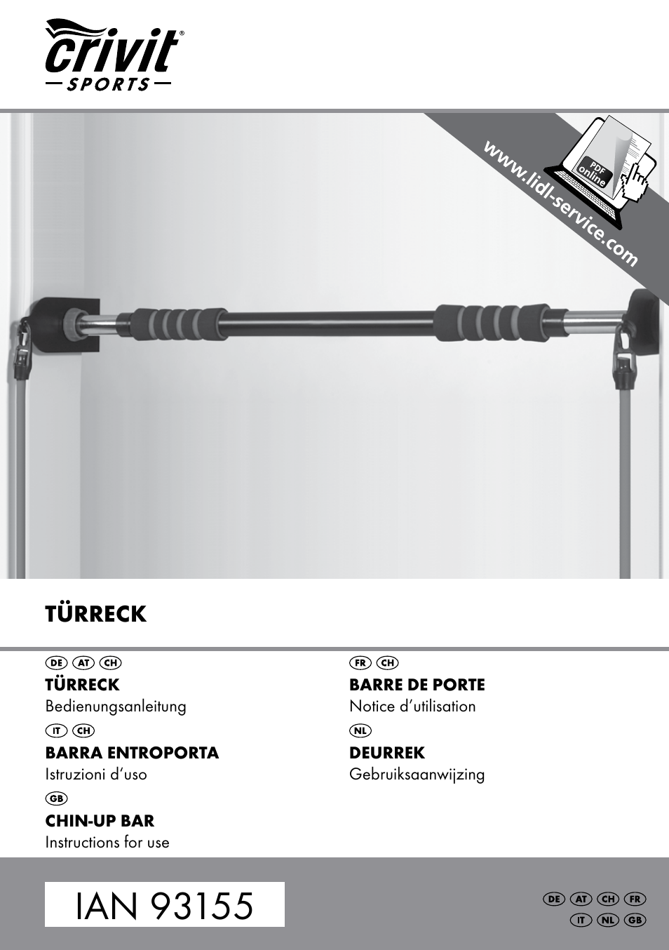 Crivit TB-1443 User Manual | 32 pages