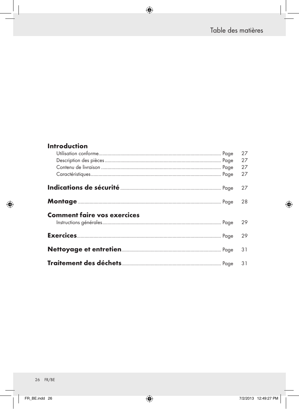 Crivit Z31742 User Manual | Page 27 / 47