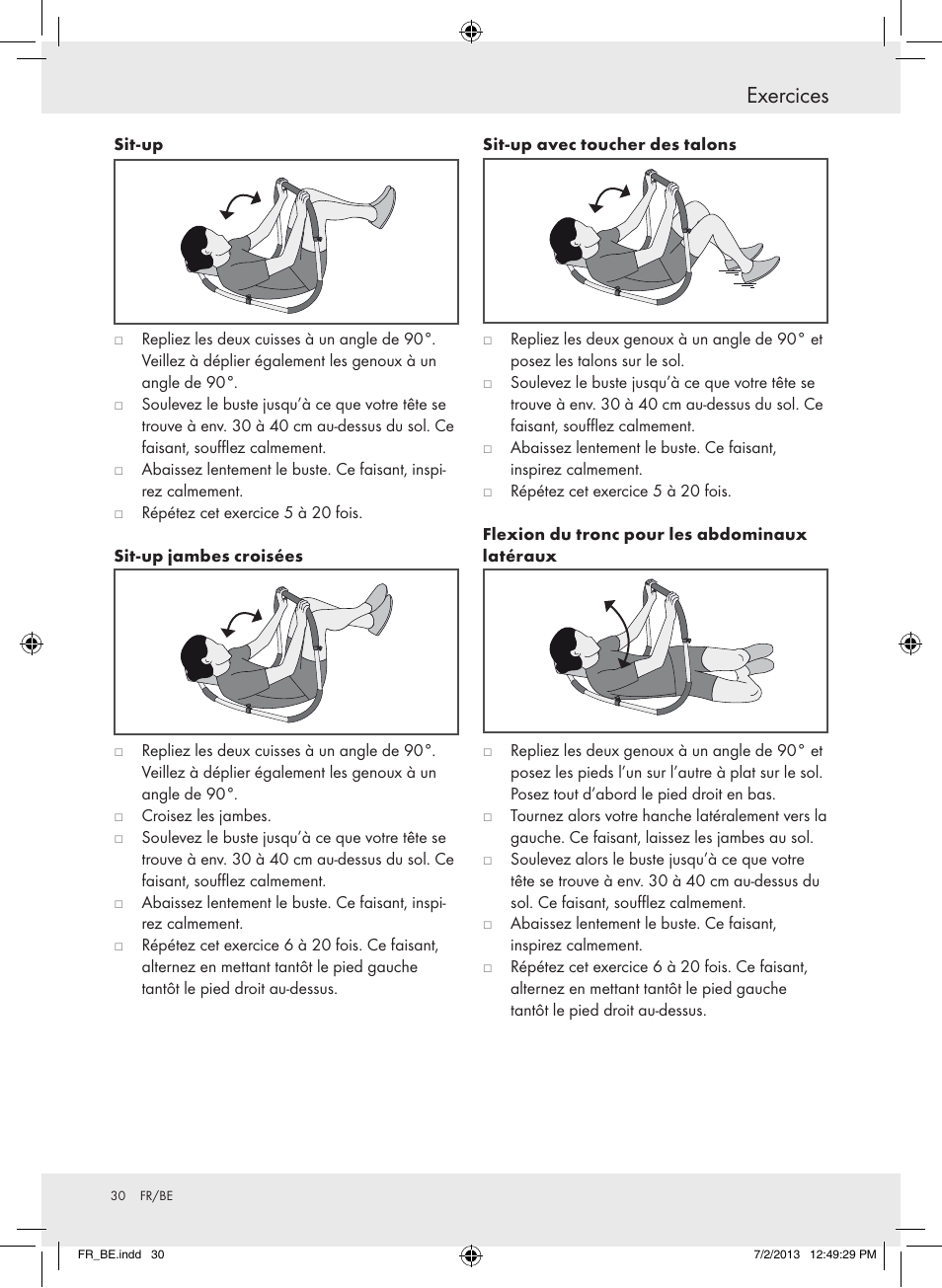 Exercices | Crivit Z31742 User Manual | Page 31 / 47