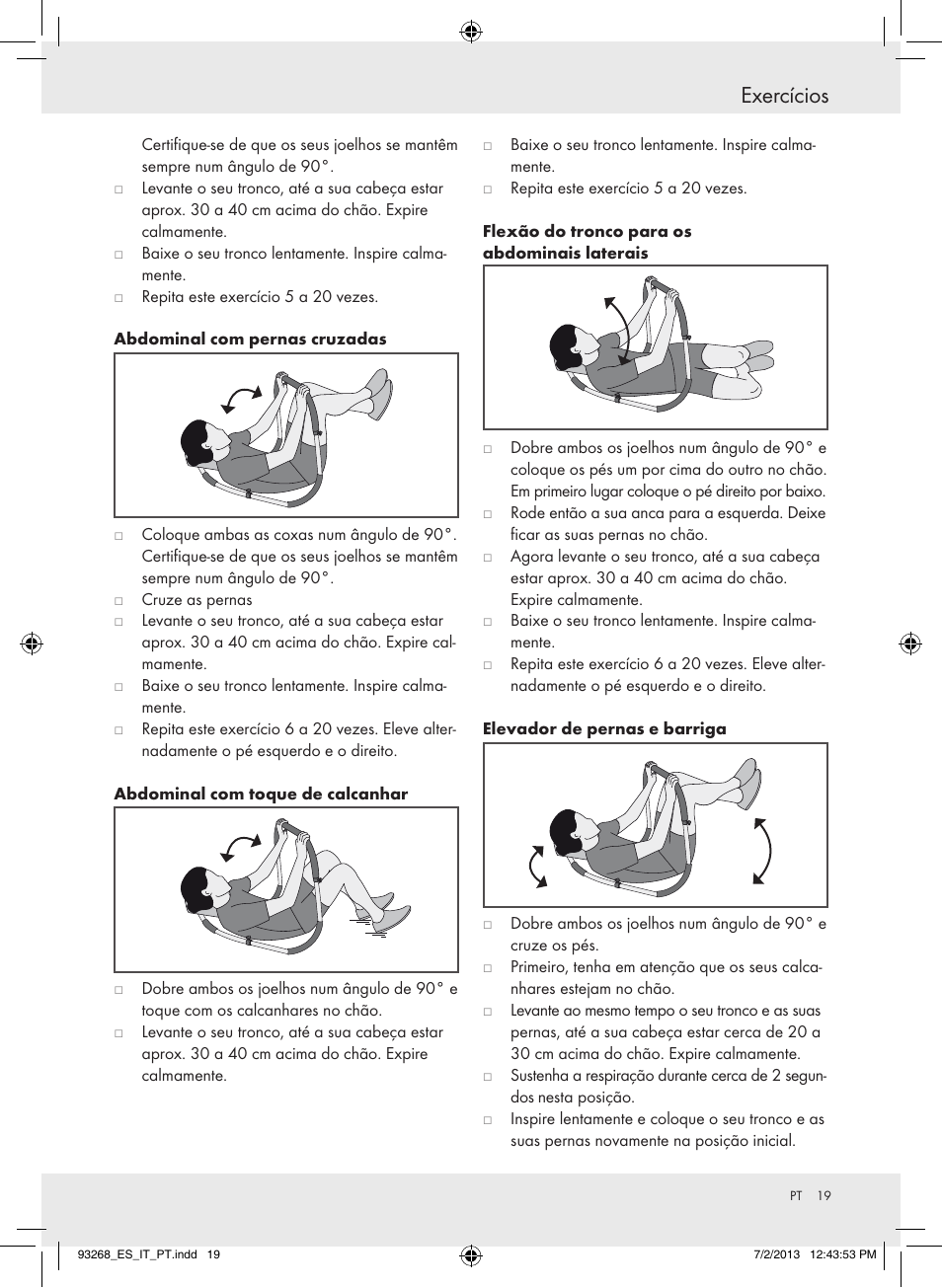 Exercícios | Crivit Z31742 User Manual | Page 20 / 36