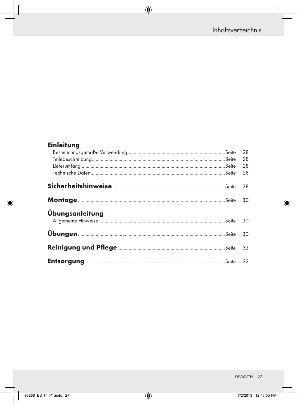 Crivit Z31742 User Manual | Page 28 / 36