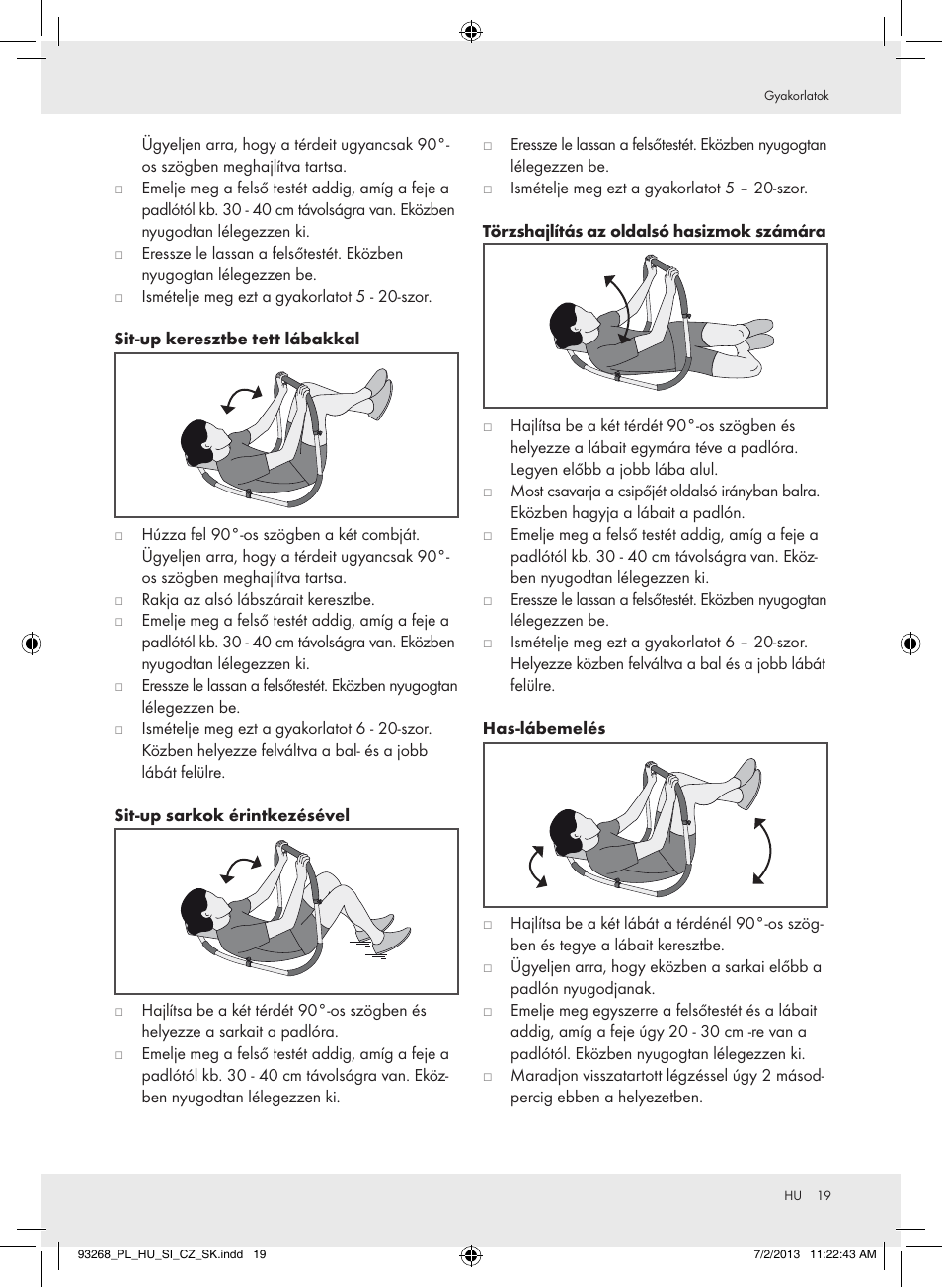 Crivit Z31742 User Manual | Page 20 / 48