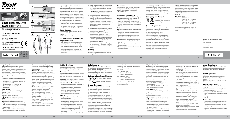 Crivit RB-1404 User Manual | 2 pages