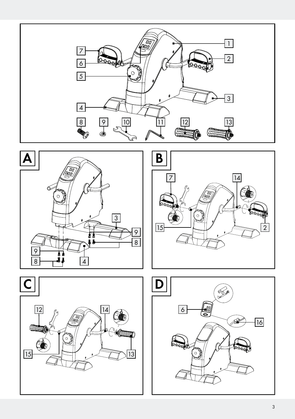 Ab c d | Crivit Z31434 User Manual | Page 3 / 48