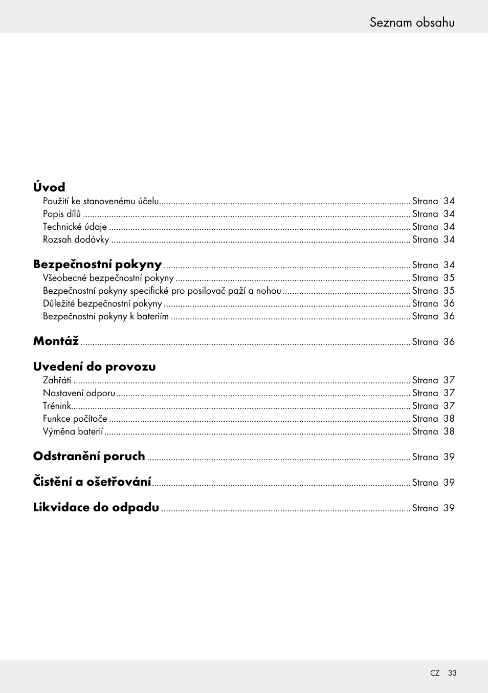 Crivit Z31434 User Manual | Page 33 / 48