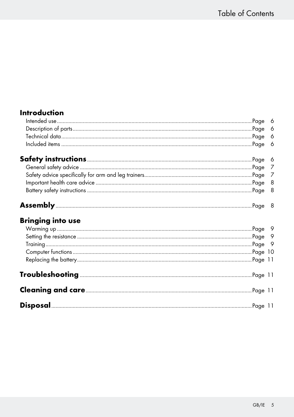 Crivit Z31434 User Manual | Page 5 / 48