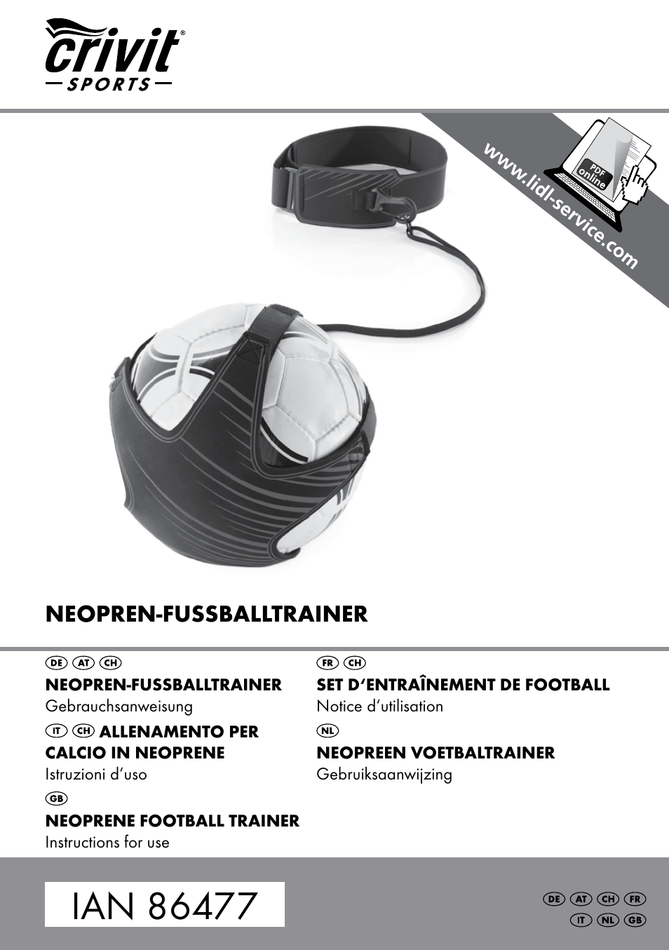 Crivit FT-1625 User Manual | 16 pages