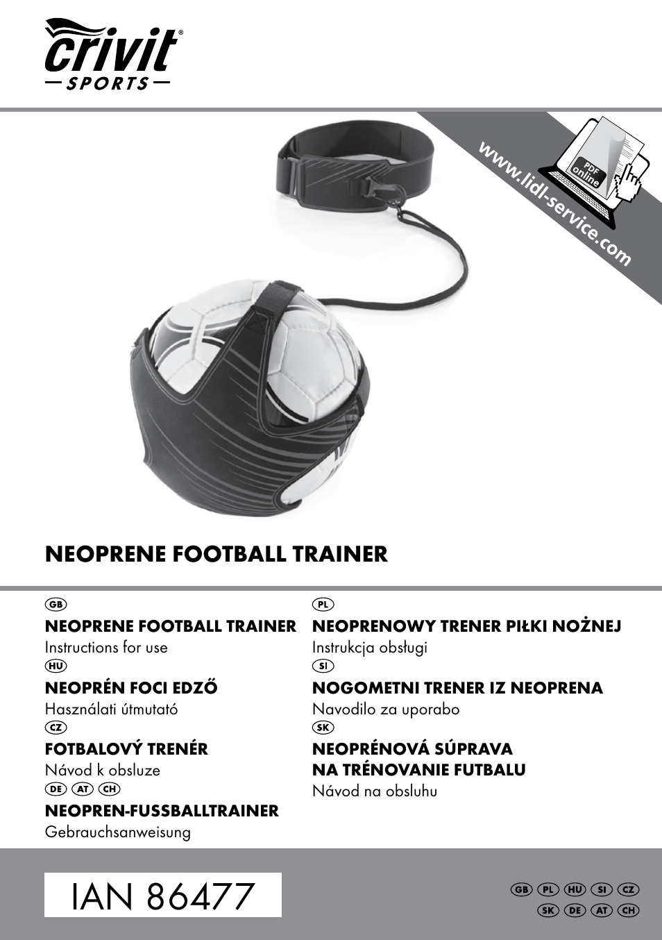 Crivit FT-1625 User Manual | 20 pages