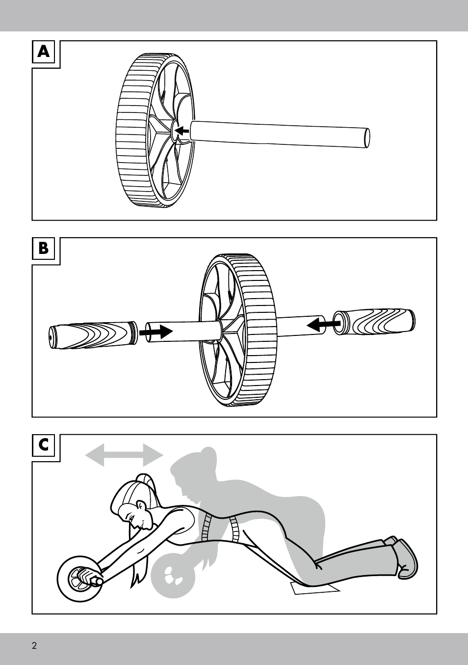 Ab c | Crivit DF-1756 Bauchtrainer User Manual | Page 2 / 20