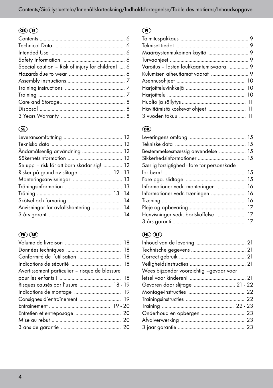 Crivit DF-1757 Multiexpander User Manual | Page 4 / 28