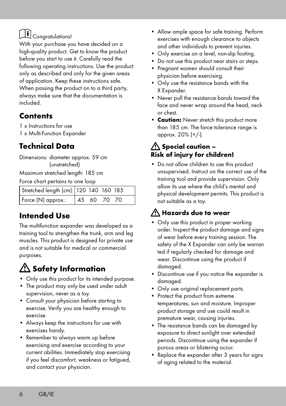 Crivit DF-1757 Multiexpander User Manual | Page 6 / 28