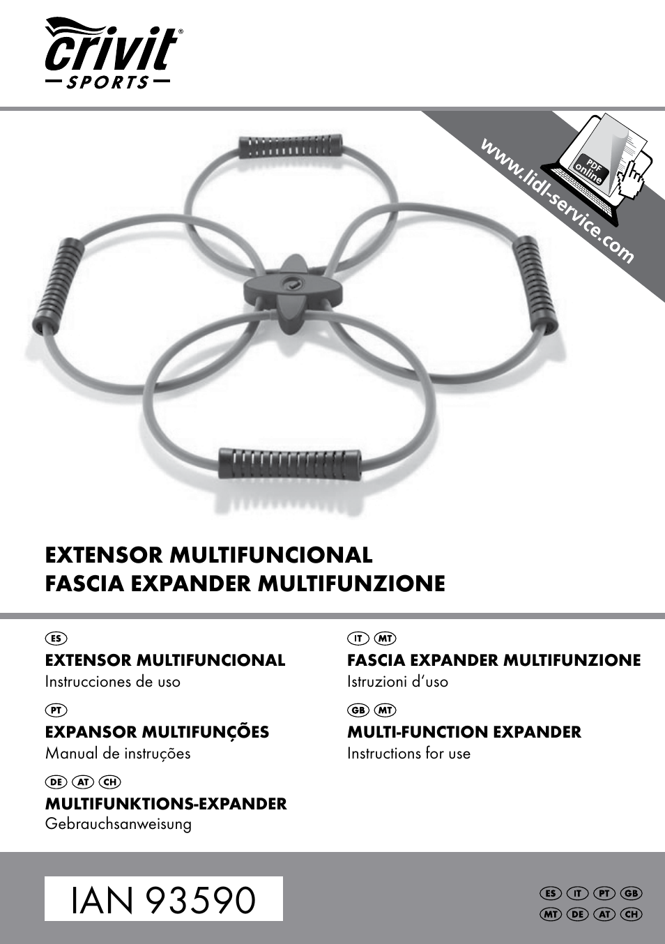 Crivit DF-1757 Multiexpander User Manual | 20 pages