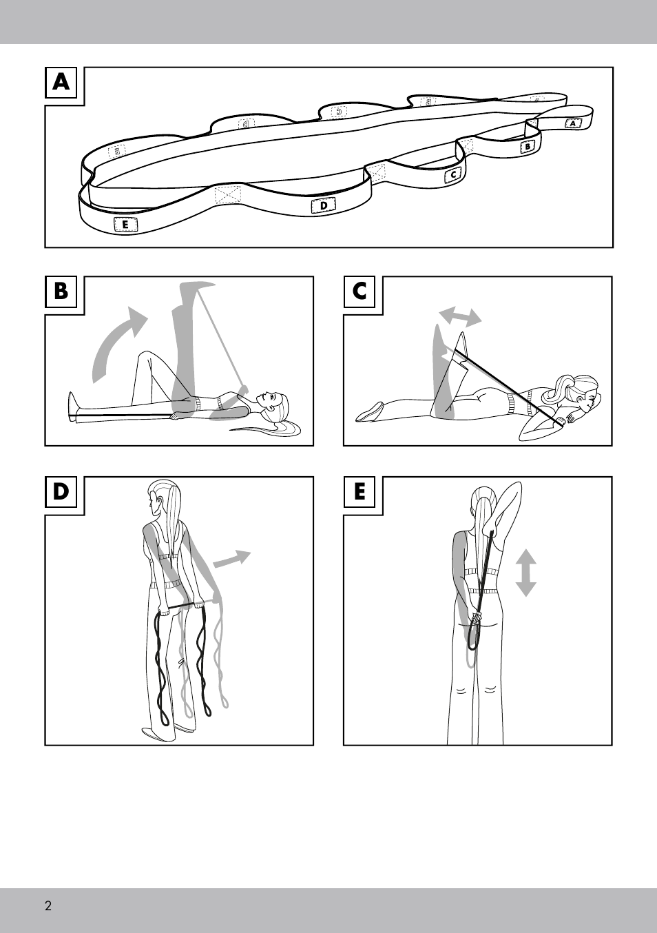 Crivit DF-1758 Stretchband User Manual | Page 2 / 20