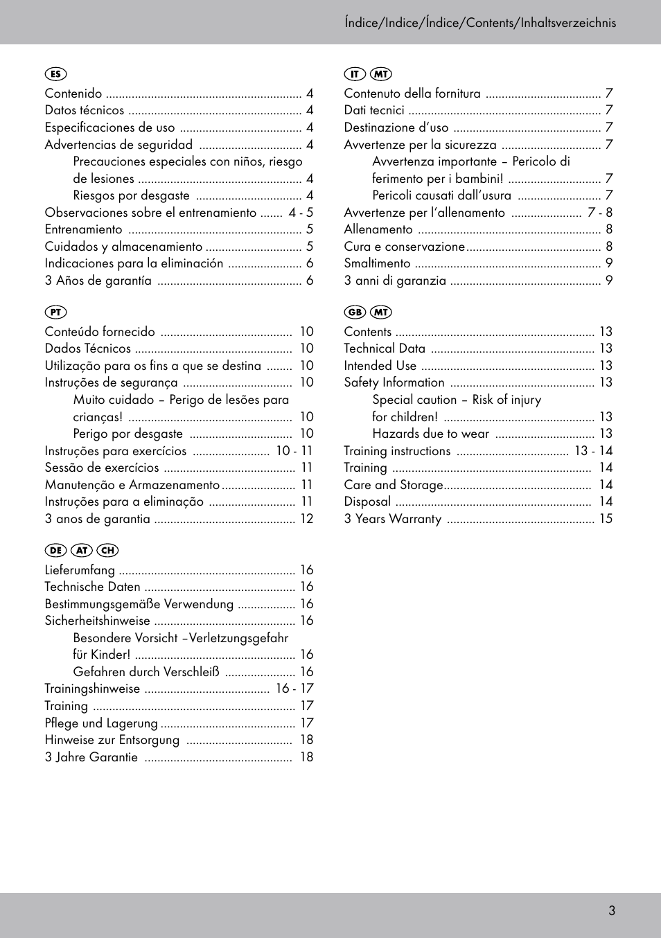 Crivit DF-1758 Stretchband User Manual | Page 3 / 20