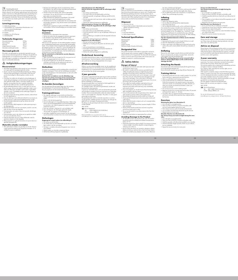 Crivit GF-1319 User Manual | Page 2 / 2