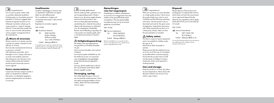 Crivit Steel-Tip Dart Set Superdart Pro X_Pro S User Manual | Page 2 / 2