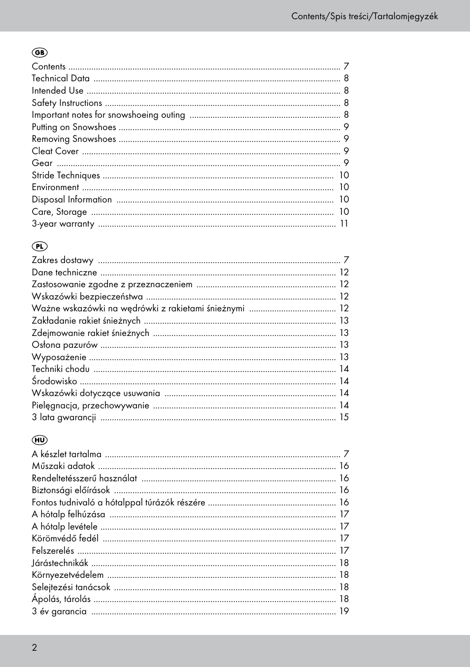 Crivit SN-1531 User Manual | Page 2 / 36