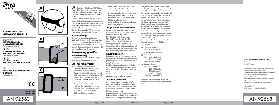 Crivit CG0046 User Manual | 2 pages