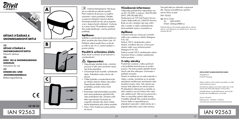 Crivit CG0046 User Manual | 2 pages