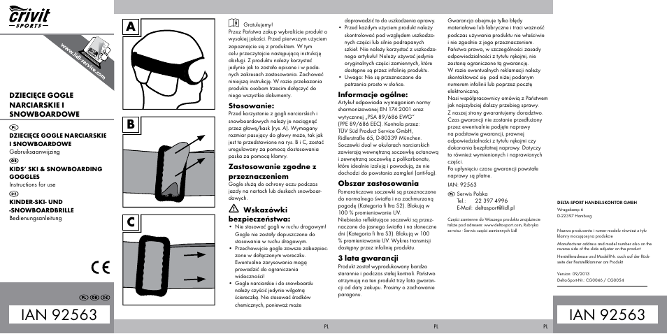 Crivit CG0046 User Manual | 2 pages