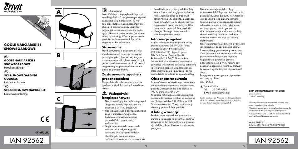 Crivit AG0160 User Manual | 2 pages