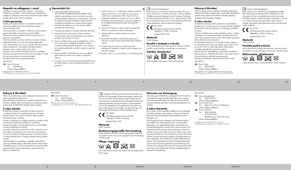 Crivit Running Belt \ Running Waistcoat User Manual | Page 2 / 2