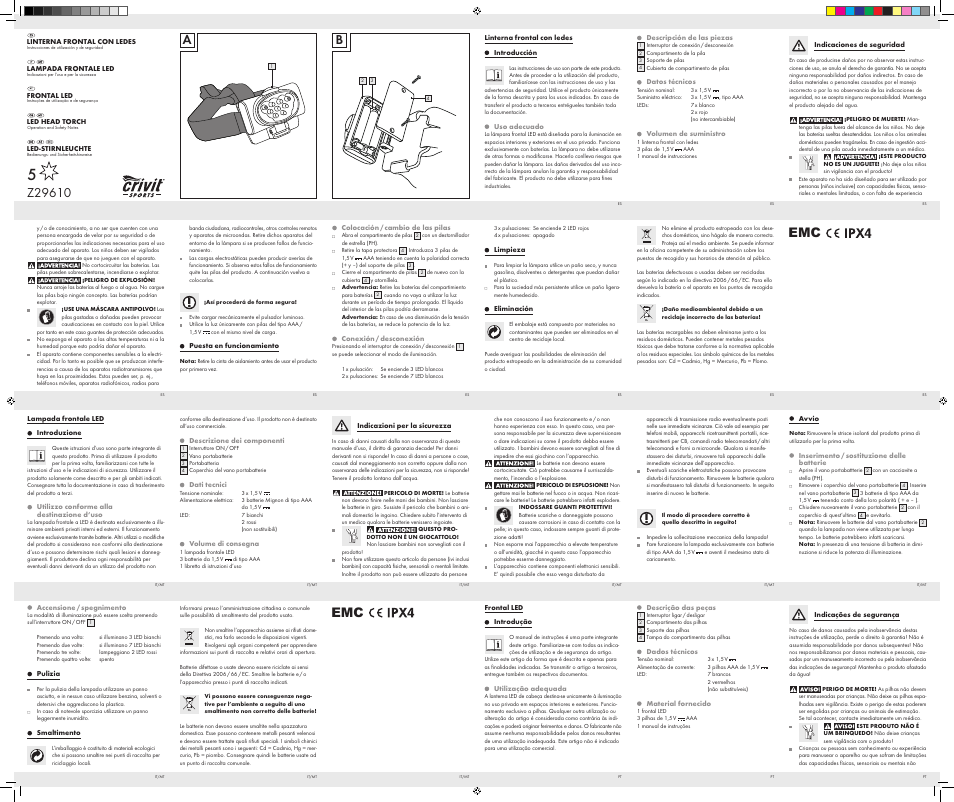 Crivit Z29610 User Manual | 2 pages