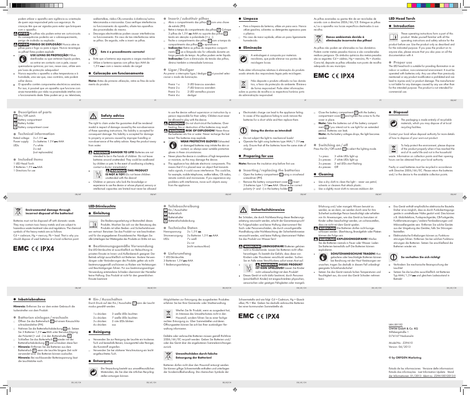 Crivit Z29610 User Manual | Page 2 / 2