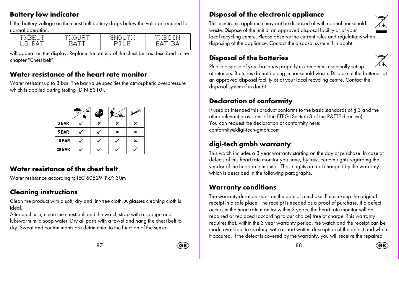 Crivit 1-LD3473 User Manual | Page 45 / 48
