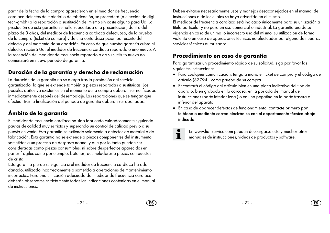 Crivit 1-LD3473 User Manual | Page 12 / 60