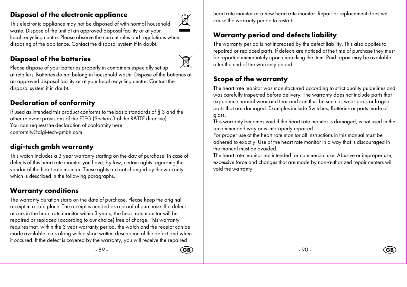 Crivit 1-LD3473 User Manual | Page 46 / 60