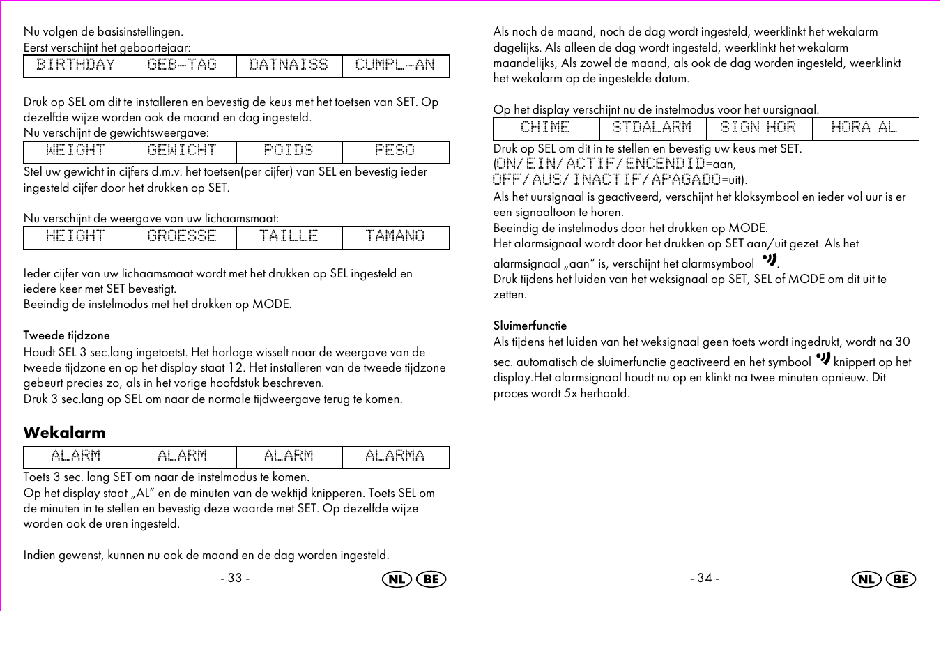 Wekalarm | Crivit 1-LD3473 User Manual | Page 18 / 48