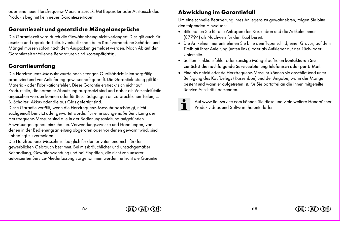 Garantiezeit und gesetzliche mängelansprüche, Garantieumfang, Abwicklung im garantiefall | Crivit 1-LD3473 User Manual | Page 35 / 48