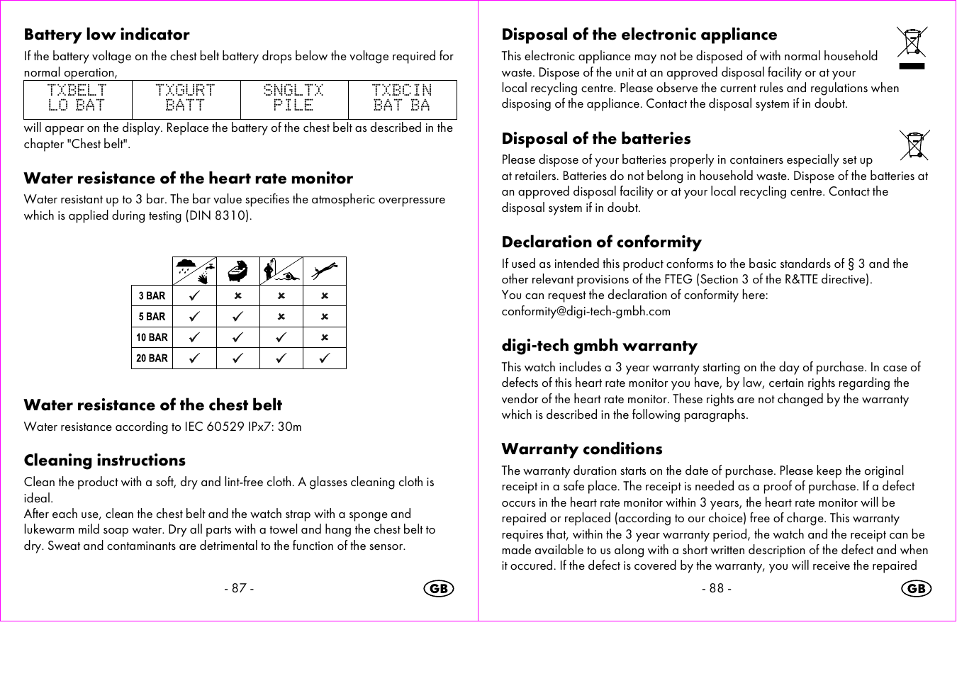 Crivit 1-LD3473 User Manual | Page 45 / 48