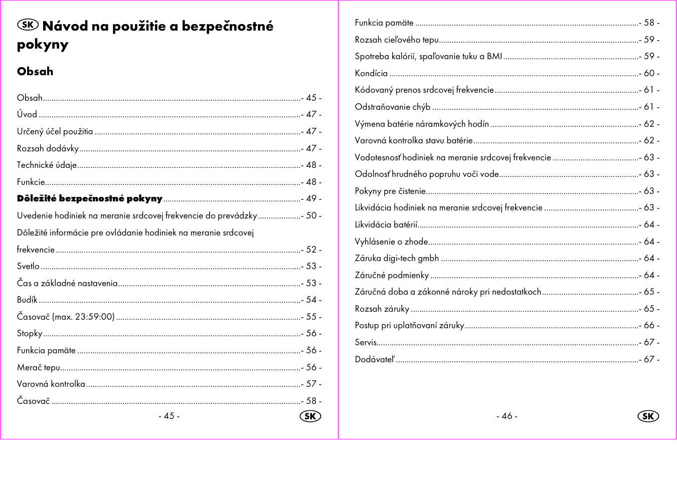 Návod na použitie a bezpečnostné pokyny | Crivit 1-LD3473 User Manual | Page 24 / 47