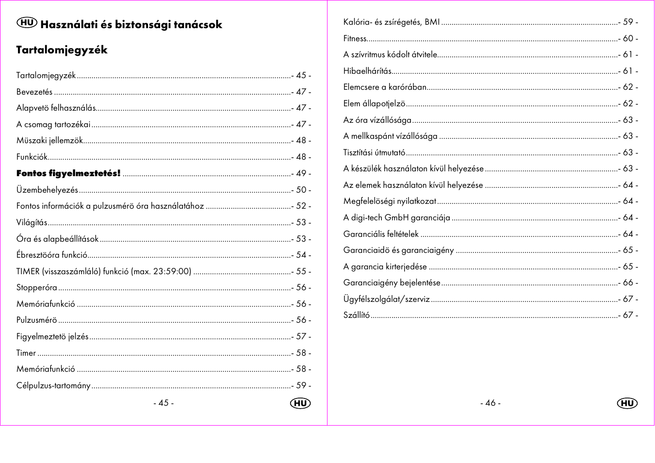 Crivit 1-LD3473 User Manual | Page 24 / 58