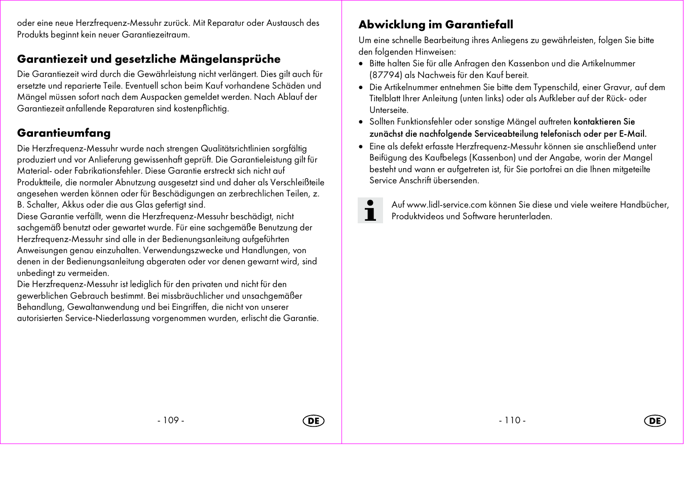 Garantiezeit und gesetzliche mängelansprüche, Garantieumfang, Abwicklung im garantiefall | Crivit 1-LD3473 User Manual | Page 56 / 58
