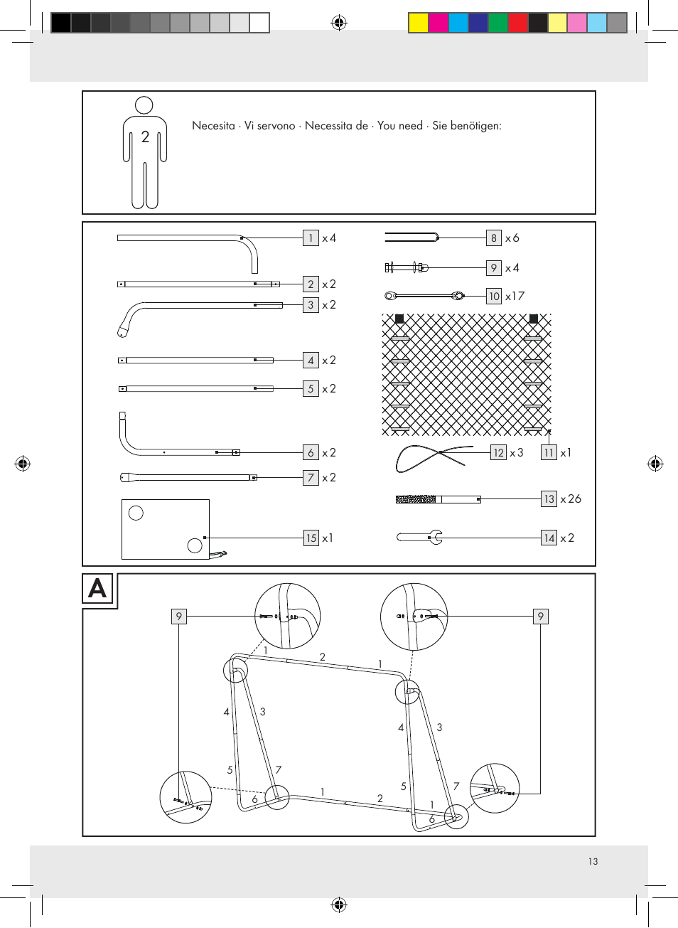 Crivit Football Goal Set User Manual | Page 13 / 15